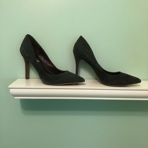 BCBGeneration Gray Suede Pumps Heels